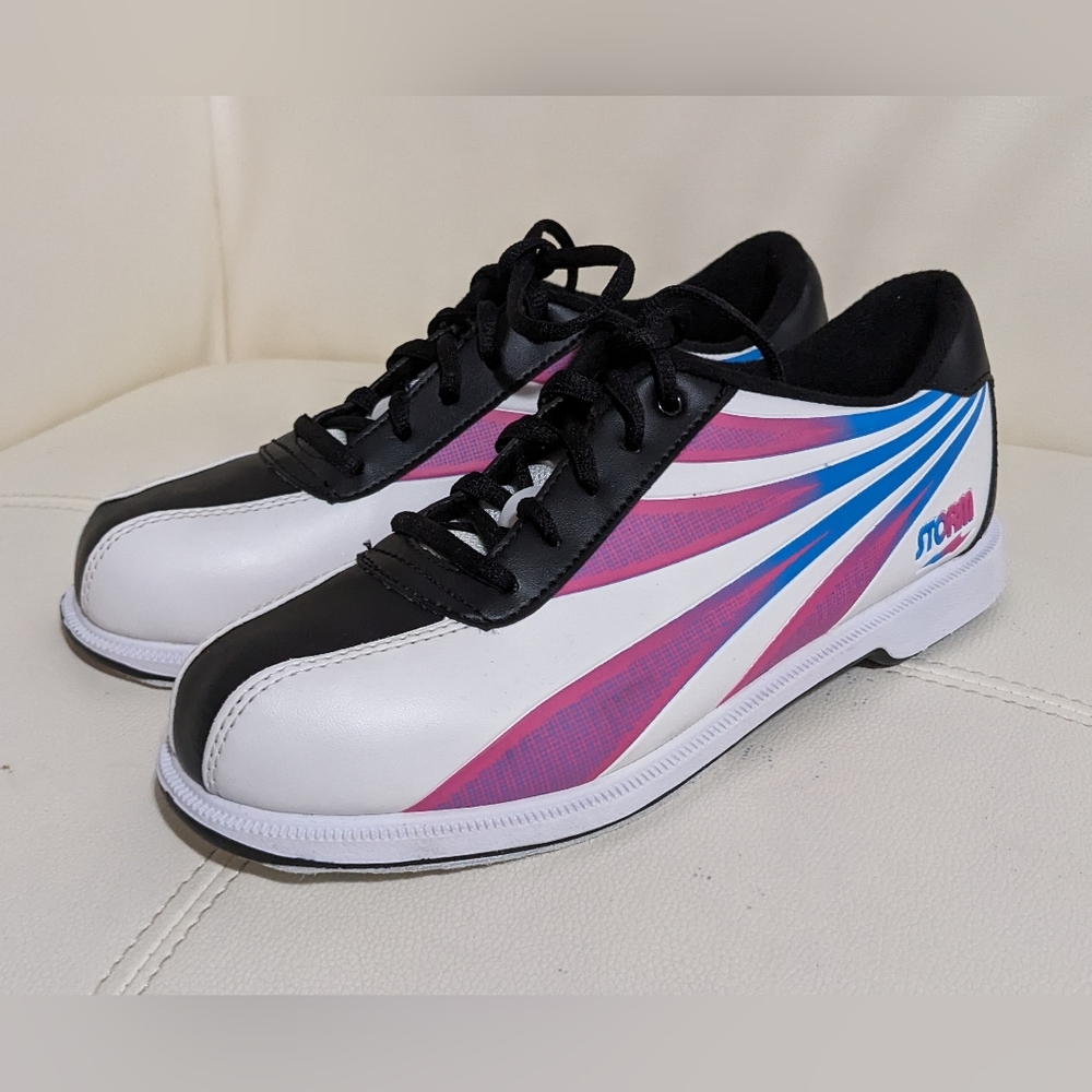 Pink And Blue Storm Skye Women's Bowling Shoes Size 7&1/2